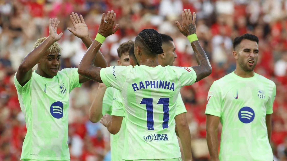 img of FC Barcelona inicia la defensa del título de LaLiga con una contundente victoria por 3-0 sobre Mallorca